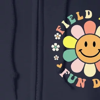 School Field Day Fun Field Day 2024 Teacher Full Zip Hoodie