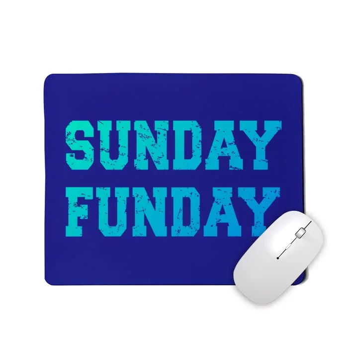 Sunday Funday Design Sunday Funday Football Game Day Cute Gift Mousepad