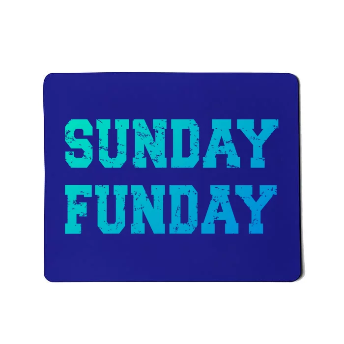 Sunday Funday Design Sunday Funday Football Game Day Cute Gift Mousepad