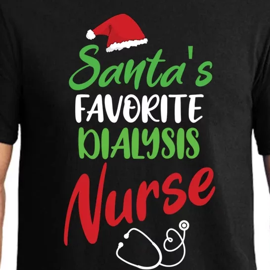 Santas Favorite Dialysis Nurse Christmas Nursing Gift Pajama Set