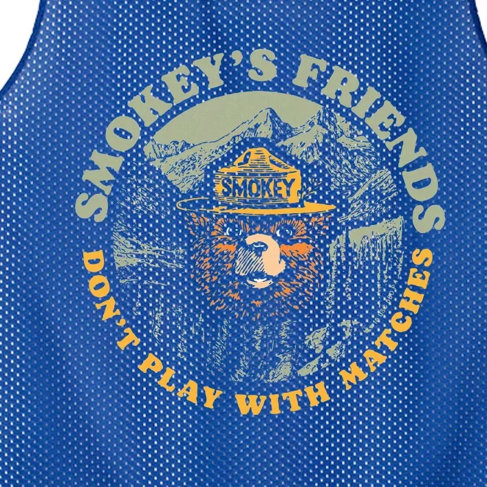 SmokeyS Friends DonT Play With Matches Mesh Reversible Basketball Jersey Tank