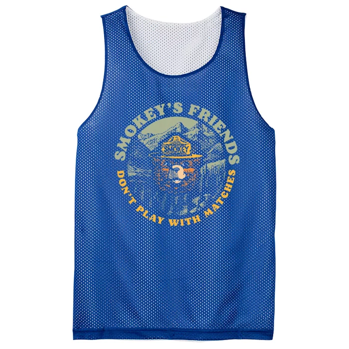 SmokeyS Friends DonT Play With Matches Mesh Reversible Basketball Jersey Tank