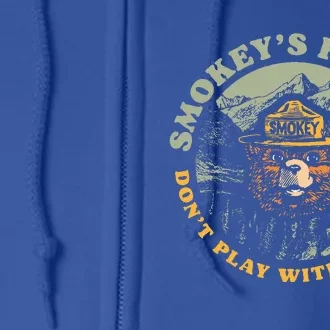 SmokeyS Friends DonT Play With Matches Full Zip Hoodie