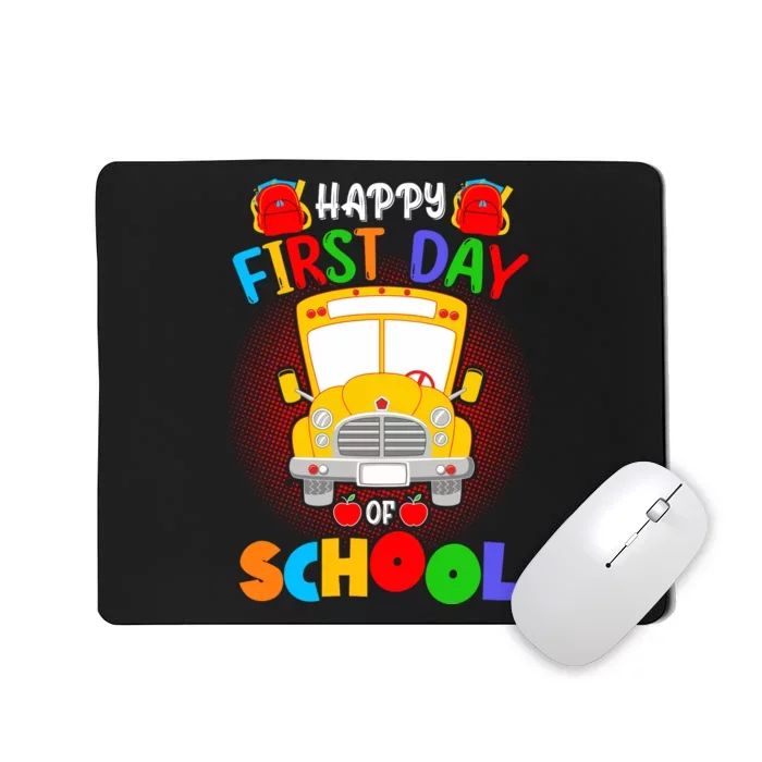 School First Day Back To School Mousepad