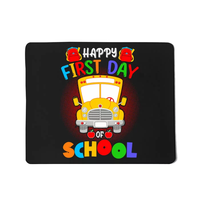 School First Day Back To School Mousepad