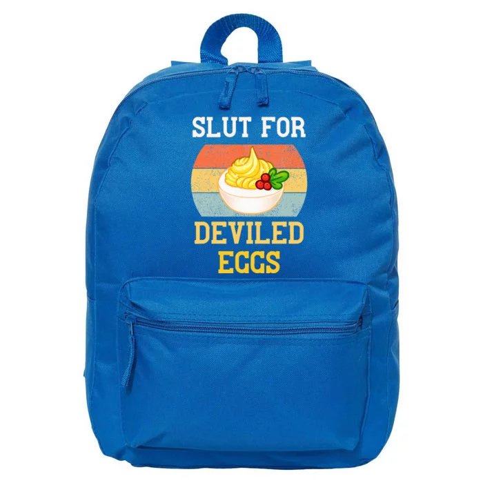 Slut For Deviled Eggs 16 in Basic Backpack