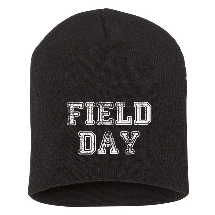 School Field Day Jersey Short Acrylic Beanie