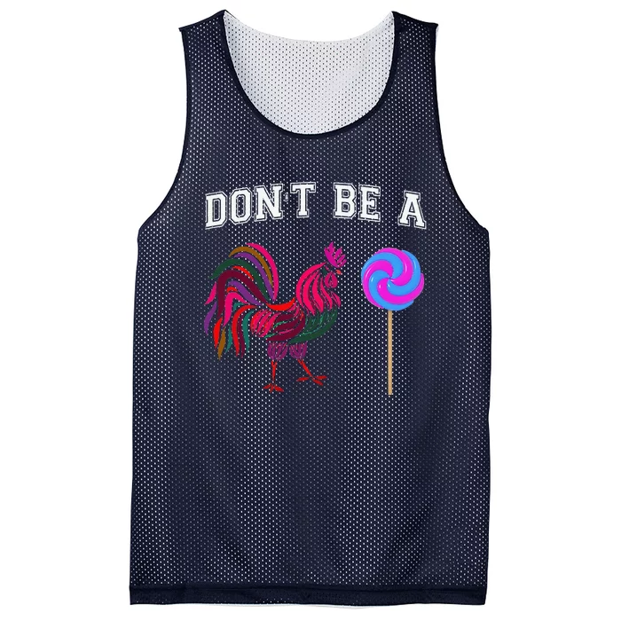 'S Father's Day Gift Dont Be A Sucker Cock Funny Mesh Reversible Basketball Jersey Tank