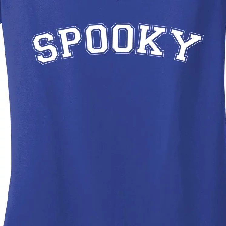 Spooky Front Design Gift Women's V-Neck T-Shirt