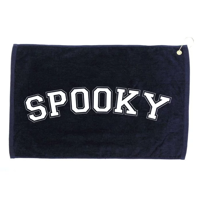 Spooky Front Design Gift Grommeted Golf Towel