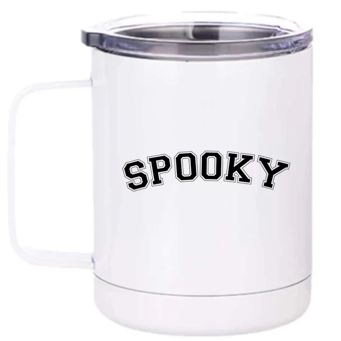 Spooky Front Design Gift Front & Back 12oz Stainless Steel Tumbler Cup