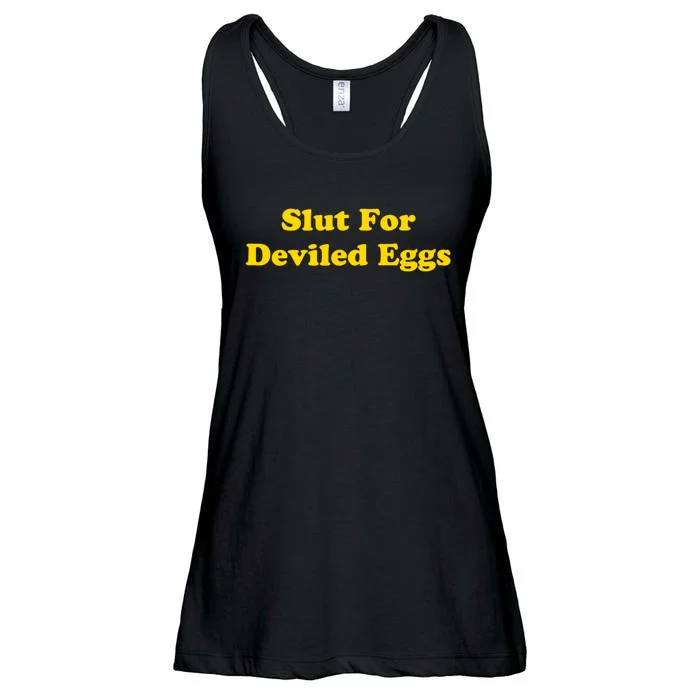 Slut For Deviled Eggs Funny Ladies Essential Flowy Tank