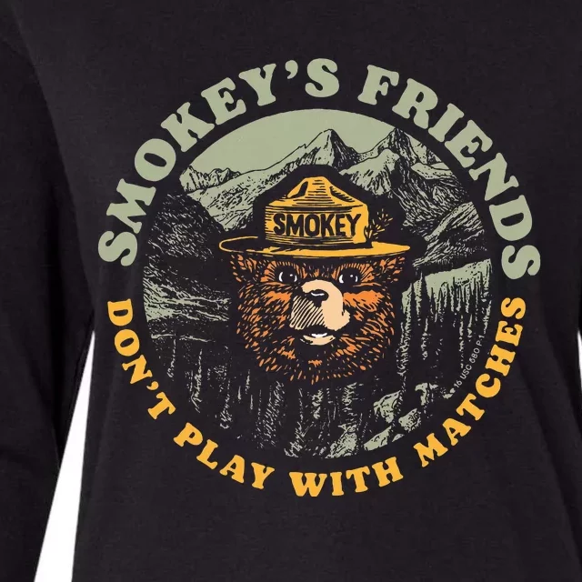 SmokeyS Friends DonT Play With Matches Retro Womens Cotton Relaxed Long Sleeve T-Shirt