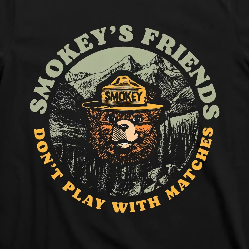 SmokeyS Friends DonT Play With Matches Retro T-Shirt