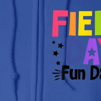 School Field Day Fun Day Funny Teacher Field Day Cute Gift Full Zip Hoodie