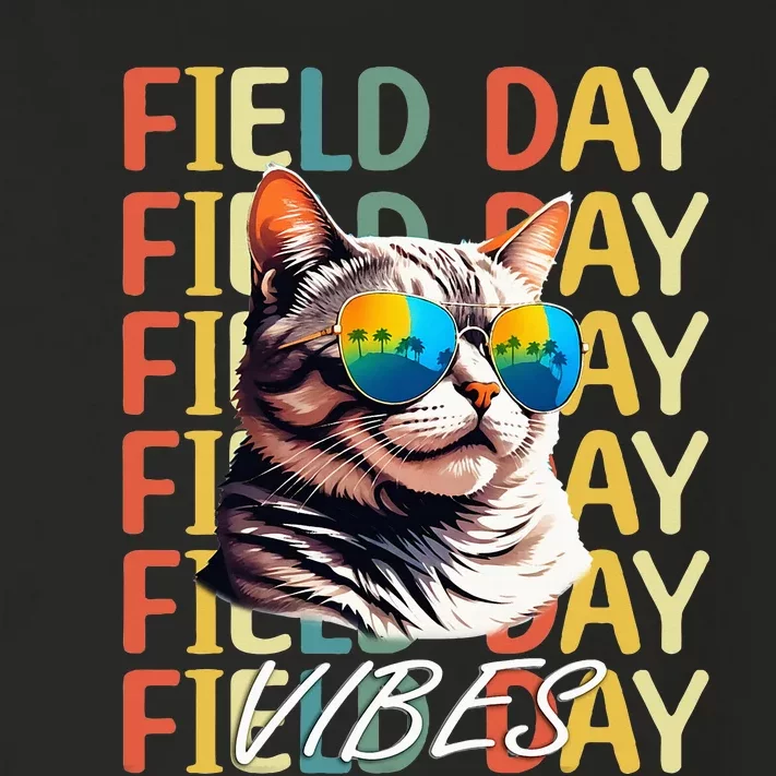 School Field Day Vibes Summer 2024 Cat Teachers Toddler Long Sleeve Shirt