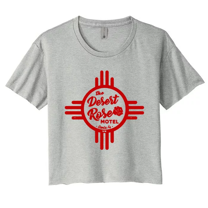 Santa Fe Desert Rose Women's Crop Top Tee