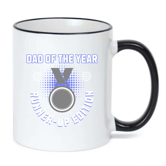 Sarcastic Fathers Day Dad Of The Year Okayest Daddy Dada Cute Gift Black Color Changing Mug