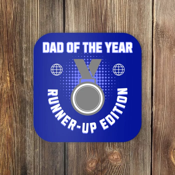 Sarcastic Fathers Day Dad Of The Year Okayest Daddy Dada Cute Gift Coaster