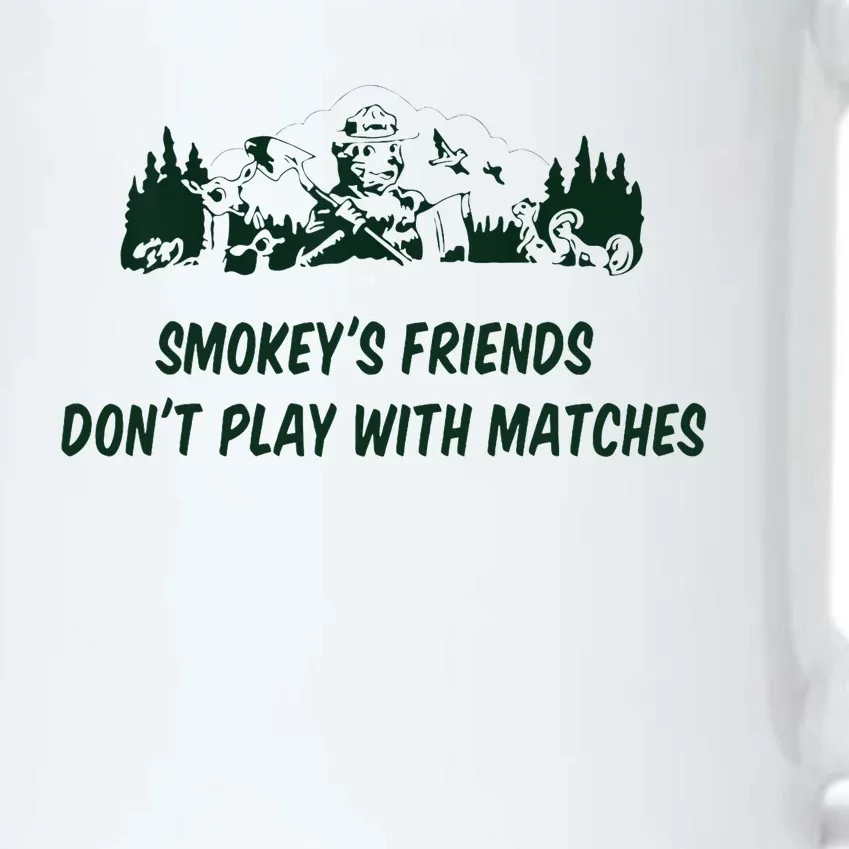 SmokeyS Friends DonT Play With Matches Black Color Changing Mug