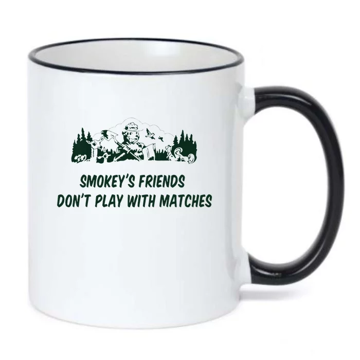 SmokeyS Friends DonT Play With Matches Black Color Changing Mug