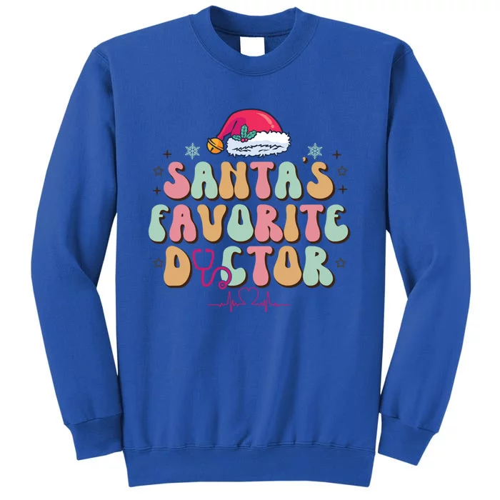 Santas Favorite Doctor Christmas Festive Holiday Gift Sweatshirt