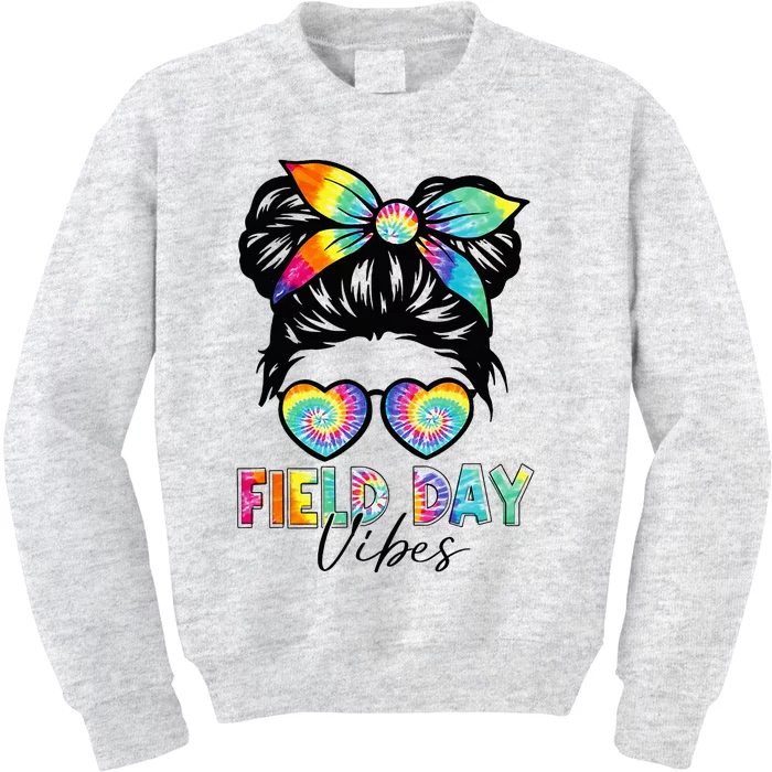 School Field Day Fun Tie Dye Field Day 2023 Kids Sweatshirt