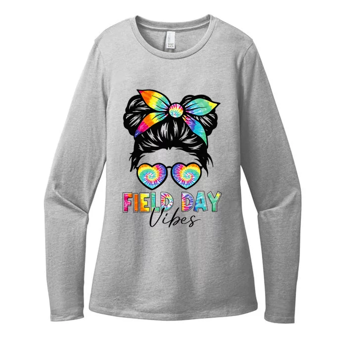 School Field Day Fun Tie Dye Field Day 2023 Womens CVC Long Sleeve Shirt