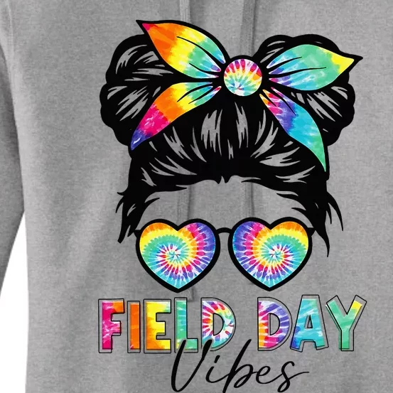 School Field Day Fun Tie Dye Field Day 2023 Women's Pullover Hoodie