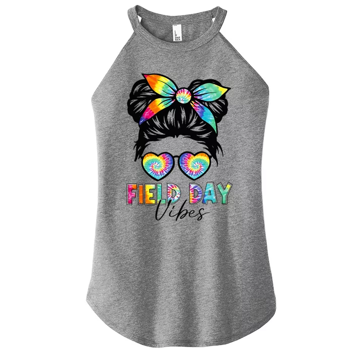 School Field Day Fun Tie Dye Field Day 2023 Women’s Perfect Tri Rocker Tank