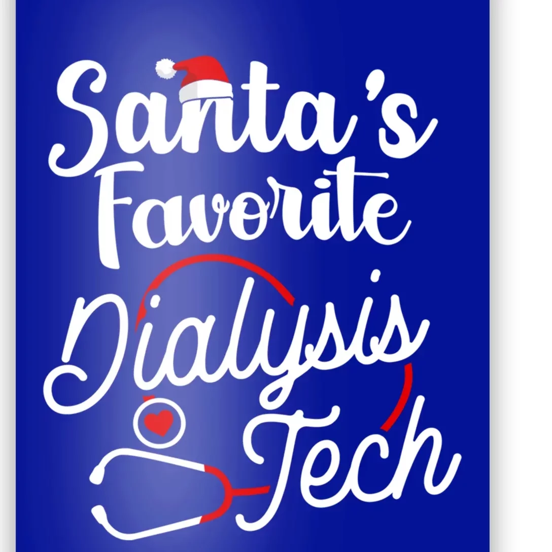 Santa's Favorite Dialysis Tech Gift Poster