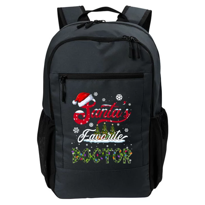 SantaS Favorite Doctor Family Matching Group Christmas Gift Daily Commute Backpack