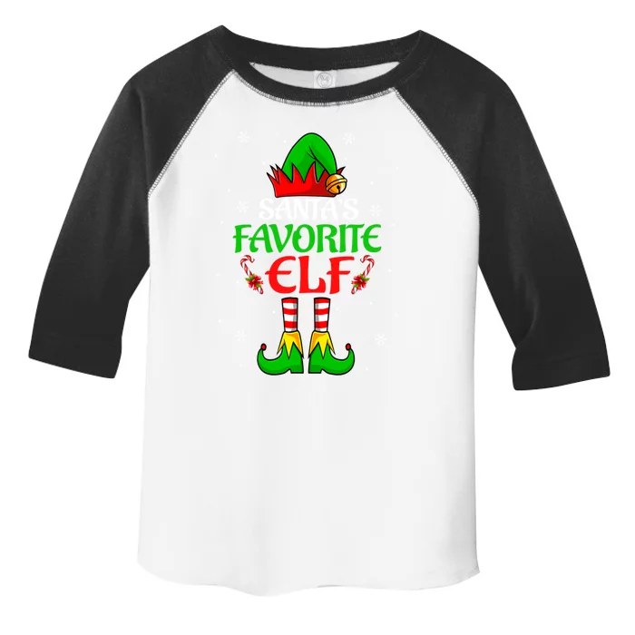 SantaS Favorite Elf Group Matching Family Christmas Cute Gift Toddler Fine Jersey T-Shirt