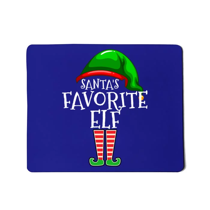 SantaS Favorite Elf Group Matching Family Christmas Gift Mousepad