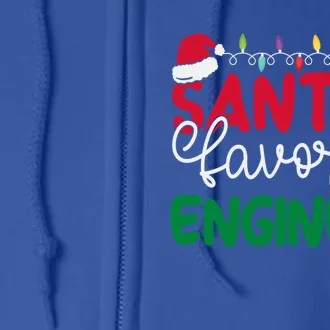 SantaS Favorite Engineer Family Matching Group Christmas Gift Full Zip Hoodie