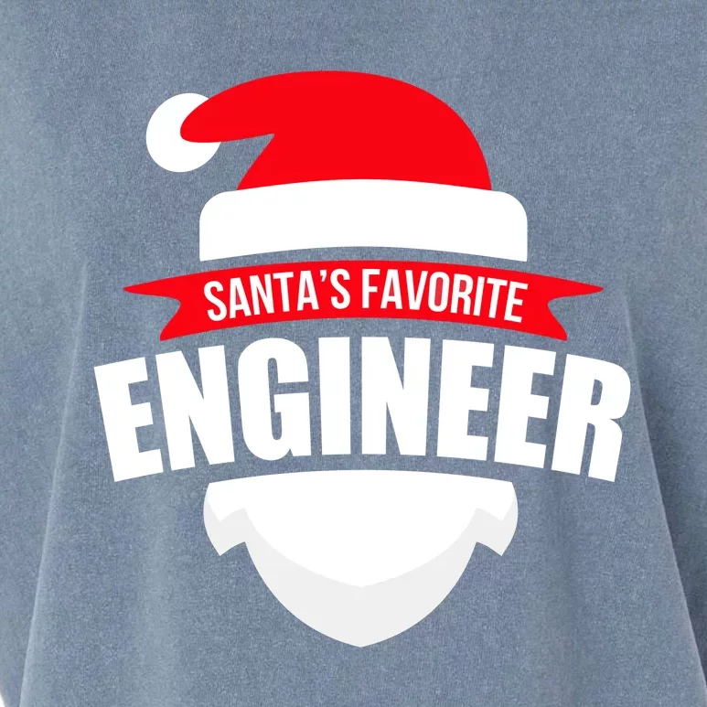 SantaS Favorite Engineer Meaningful Gift Fun Christmas Wear Garment-Dyed Women's Muscle Tee