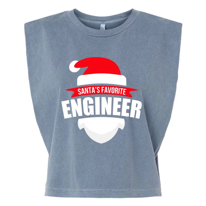 SantaS Favorite Engineer Meaningful Gift Fun Christmas Wear Garment-Dyed Women's Muscle Tee