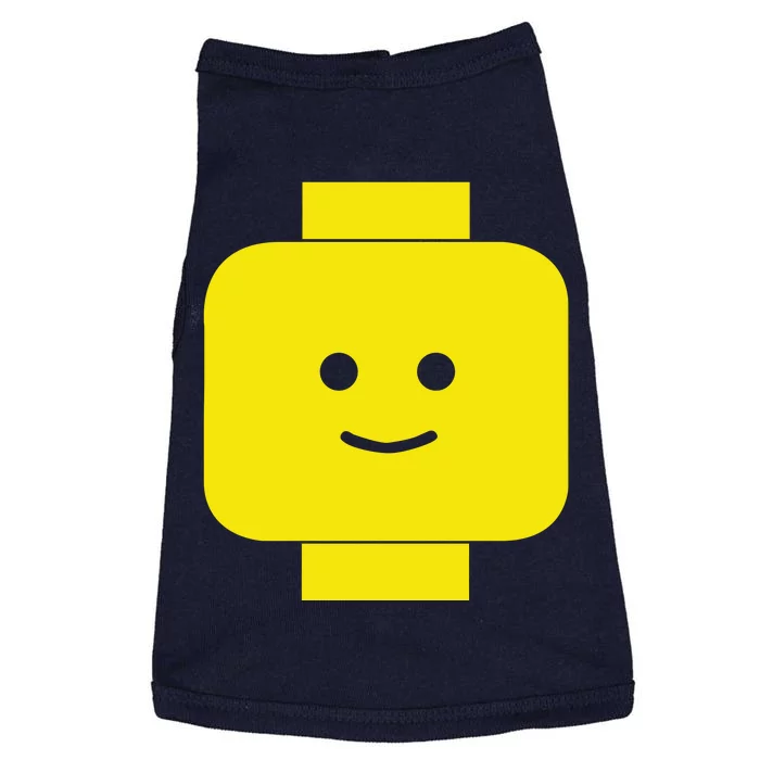 Smily Face Expression Lego Head Doggie Tank