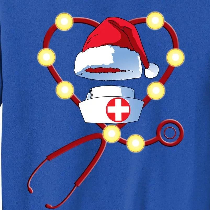 Santas Favorite Er Nurse Merry Christmas Celebration Great Gift Sweatshirt