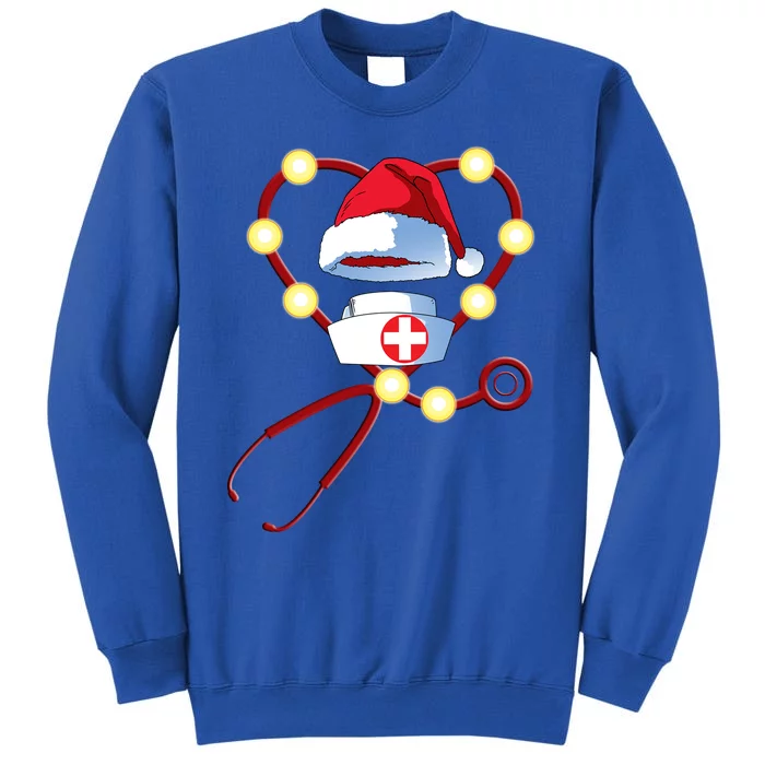 Santas Favorite Er Nurse Merry Christmas Celebration Great Gift Sweatshirt