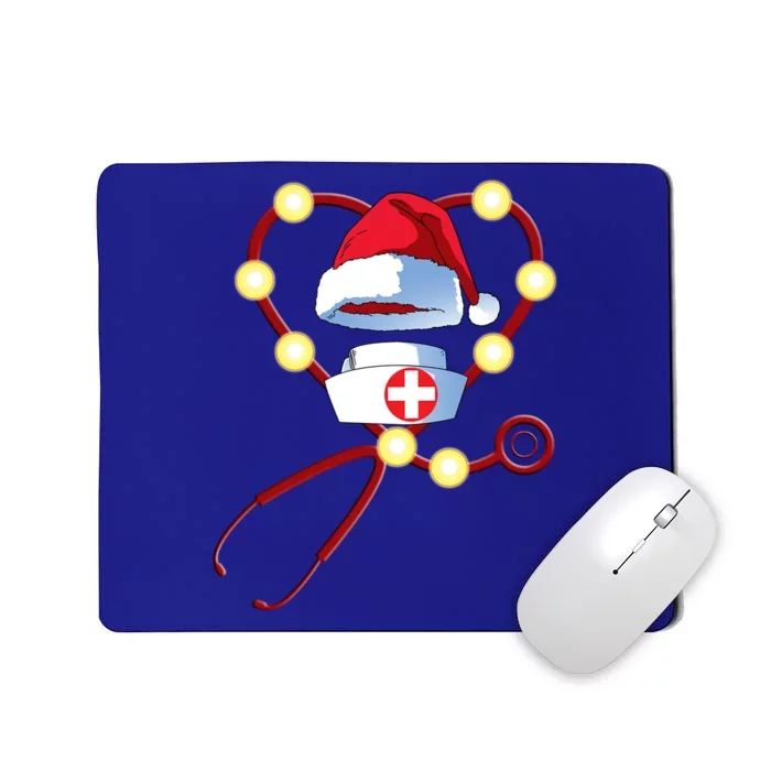 Santas Favorite Er Nurse Merry Christmas Celebration Great Gift Mousepad