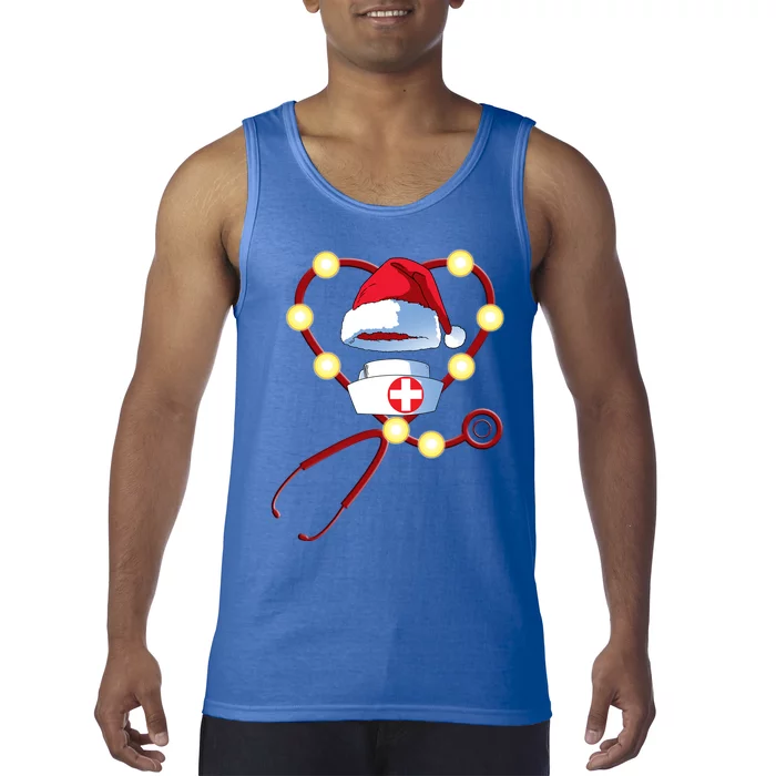 Santas Favorite Er Nurse Merry Christmas Celebration Great Gift Tank Top