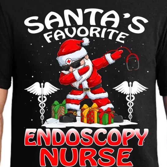 Santas Favorite Endoscopy Nurse Christmas Matching Costume Gift Pajama Set