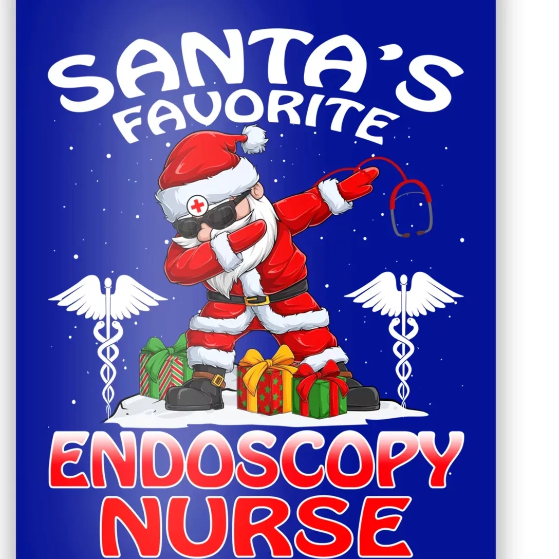 Santas Favorite Endoscopy Nurse Christmas Matching Costume Gift Poster