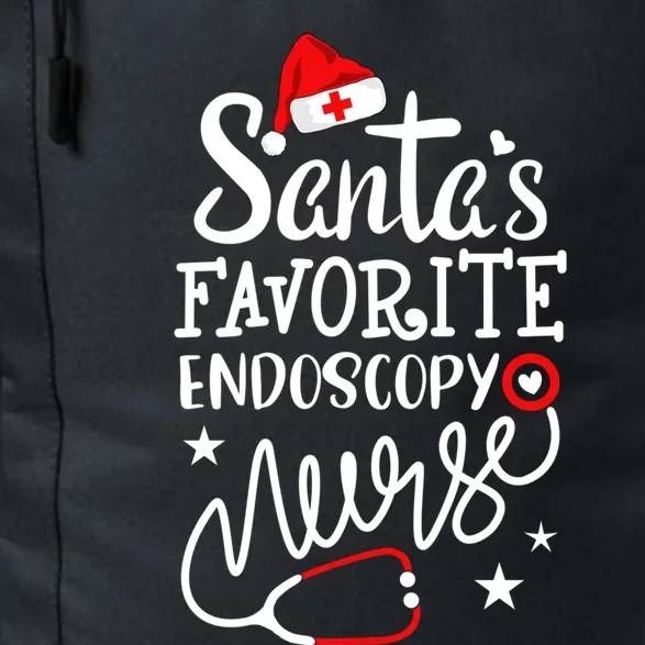 Santas Favorite Endoscopy Nurse Merry Christmas Nurse Crew Funny Gift Daily Commute Backpack