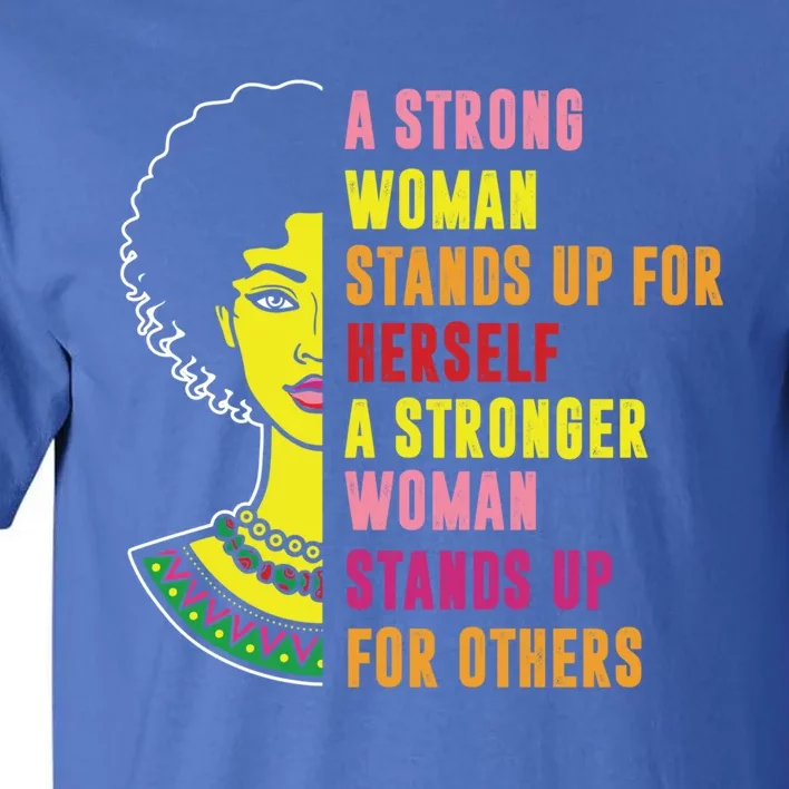 Strong Feminist Empower Equal Rights Social Justice Gift Tall T-Shirt