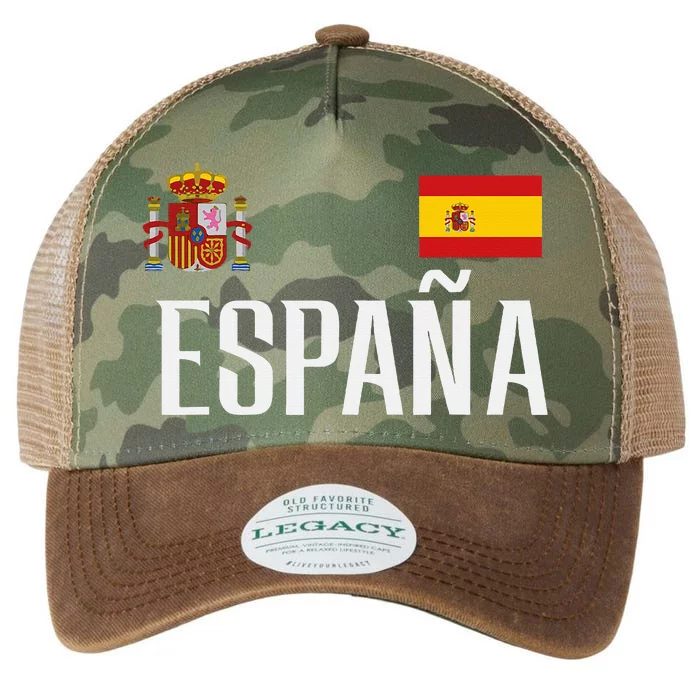 Spain Flag Espana Football Soccer Fan Legacy Tie Dye Trucker Hat