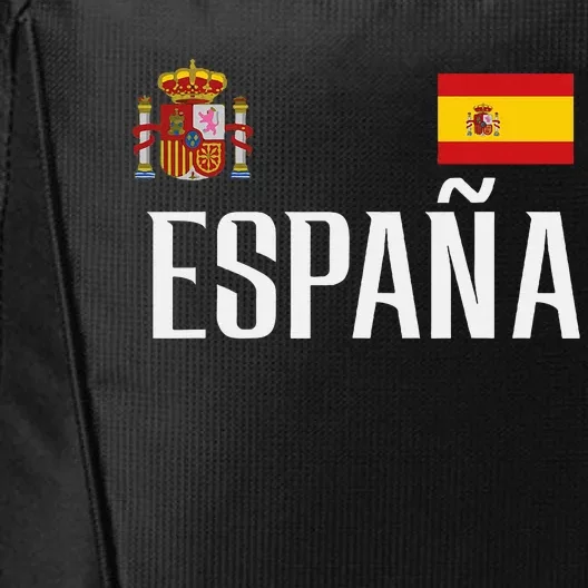 Spain Flag Espana Football Soccer Fan City Backpack