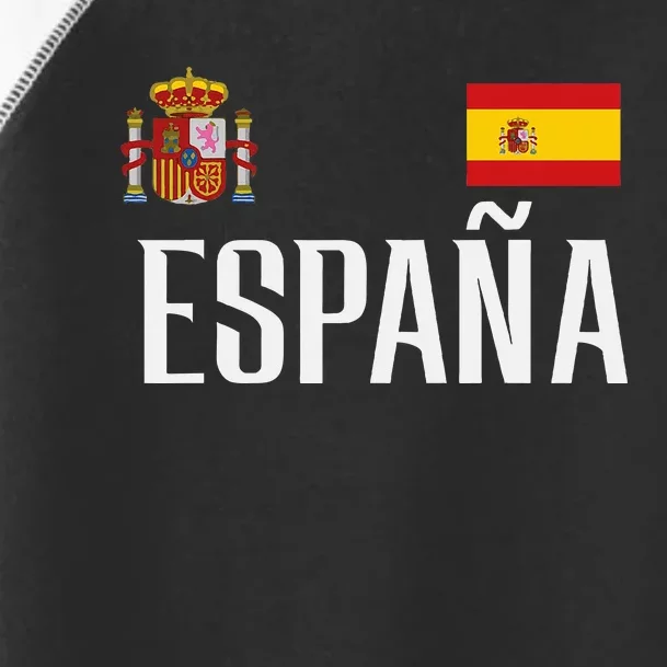 Spain Flag Espana Football Soccer Fan Toddler Fine Jersey T-Shirt