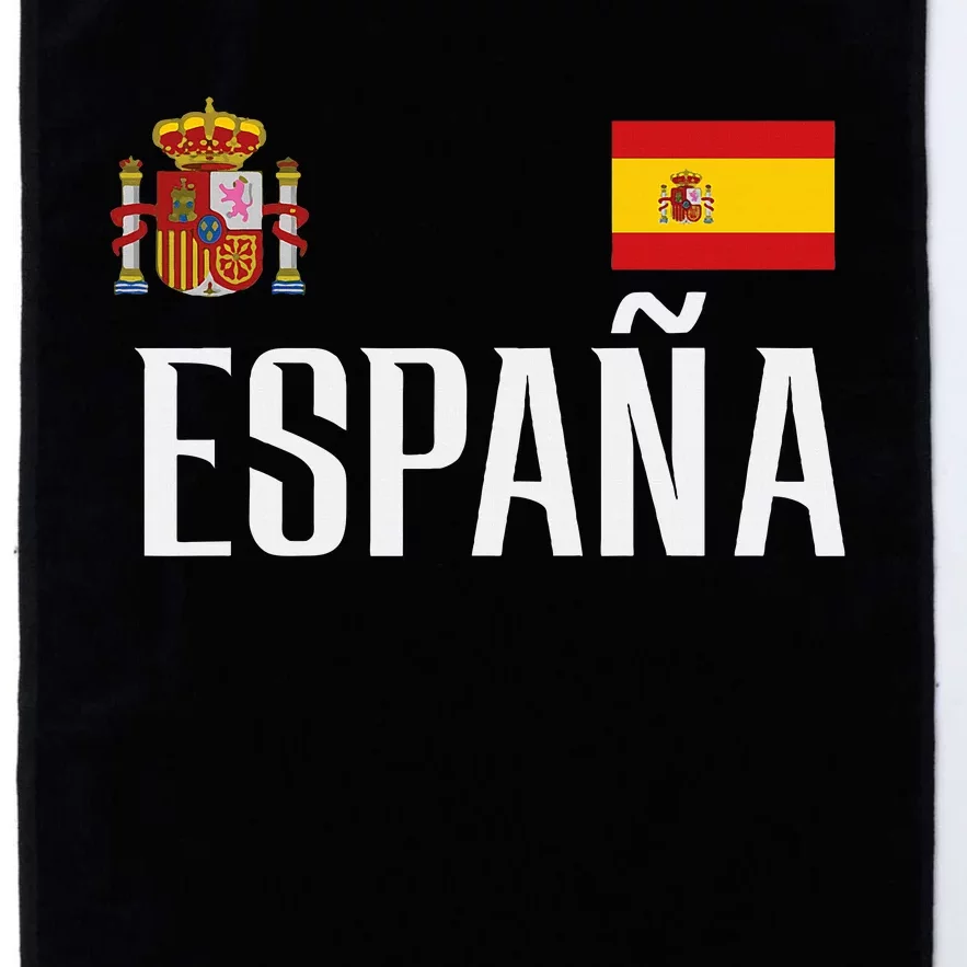 Spain Flag Espana Football Soccer Fan Platinum Collection Golf Towel